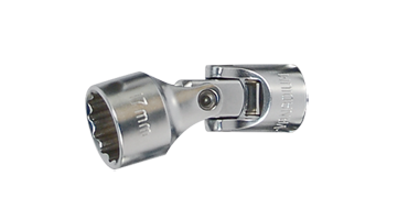 NASADKA KRÓTKA Z PRZEGUBEM 3/8" 11mm x 48mm, 12-kąt, King Tony 375011M