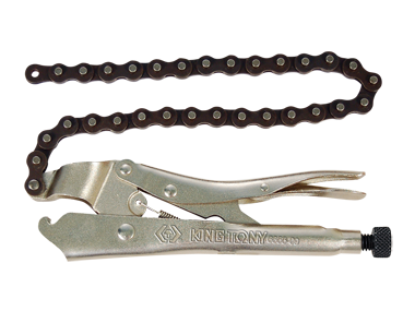 SZCZYPCE ZACISKOWE Z ŁAŃCUCHEM 225mm, King Tony 6655-09