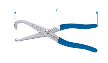 SZCZYPCE DO SPRĘŻYN HAMULCÓW BĘBNOWYCH 215mm King Tony 9BC121