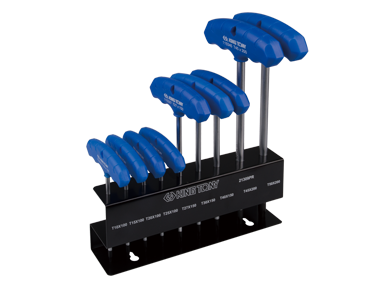 ZESTAW IMBUSÓW Z UCHWYTEM ''T'' 9szt. 1153 - TORX T10 - T50, STOJAK King Tony 21309PR
