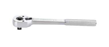 GRZECHOTKA Z PRZYCISKIEM 1/2'' 32 ZĘBY 250mm UCHWYT MOLETOWANY King Tony 4771-10FR