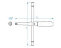 SKŁADANY KLUCZ 1/2" KRZYŻOWY DO KÓŁ Z NASADKAMI 19, 21mm King Tony 4503MR