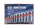 ZESTAW KLUCZY PŁASKICH 12cz. CALOWE 1/4 - 1.1/4'' King Tony 1112SR