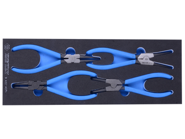 ZESTAW SZCZYPIEC DO PIERŚCIENI SEGERA 4 SZT., WKŁAD Z PIANKI, DO WÓZKA King Tony 9-44214GPV