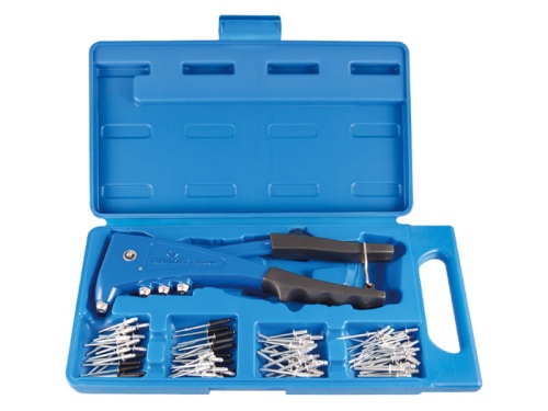 NITOWNICA RĘCZNA DO NITÓW STALOWYCH 2.4 - 4.8mm Z ZESTWEM NITÓW King Tony 21-20-07MR