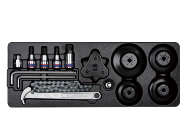 ZESTAW NARZĘDZI DO FILTRÓW OLEJU, WKŁAD DO SKRZYNKI King Tony 9-90113MA