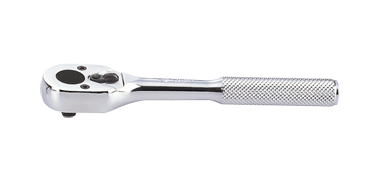 GRZECHOTKA 1/4'' 24 ZĘBY 140mm UCHWYT MOLETOWANY King Tony 2769-55F