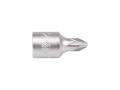 NASADKA 1/4'' Z KOŃCÓWKĄ KRZYŻAKOWĄ PZ2 x 25mm King Tony 201802X
