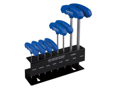 ZESTAW IMBUSÓW Z UCHWYTEM ''T'' 8szt. 1155 - HEX 2 - 10mm, STOJAK King Tony 21208MR