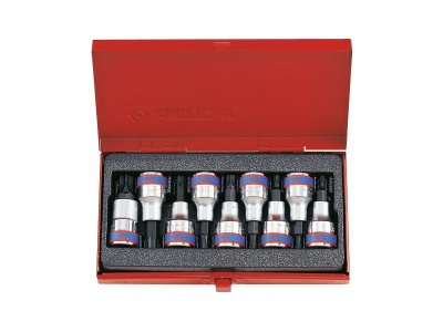 ZESTAW NASADEK Z KOŃCÓWKĄ TORX 1/2'' 9 cz. KRÓTKIE T20 - T60 King Tony 4109PR