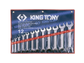 ZESTAW KLUCZY PŁASKICH 12cz. CALOWE 1/4 - 1.1/4'' King Tony 1112SR