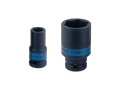 NASADKA KRÓTKA UDAROWA CIENKOŚCIENNA 1/2'' 19mm x 52mm, 6-kąt King Tony 483519M