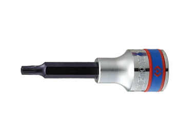 NASADKA DŁUGA 1/2'' Z KOŃCÓWKĄ TORX Z OTWOREM T30 x 80mm King Tony 403730
