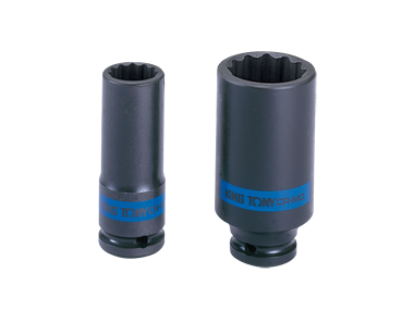 NASADKA DŁUGA UDAROWA 1/2'' 20mm x 80mm, 12-kąt King Tony 443020M