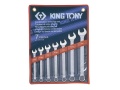 ZESTAW KLUCZY PŁASKO-OCZKOWYCH 7cz. CALOWE 3/8 - 3/4'' King Tony 1207SR