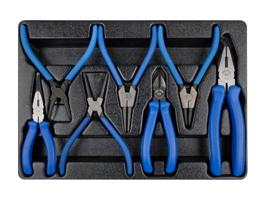 ZESTAW SZCZYPIEC 7cz. 40103GP + 42114GP, WKŁAD DO WÓZKA King Tony 9-40207GP