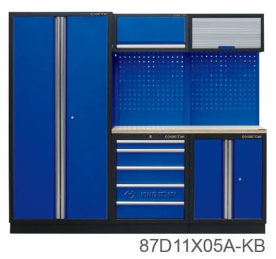 MEBLE WARSZTATOWE ZESTAW NR 5 niebieskie KING TONY 87D11X05A-KB