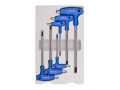 ZESTAW IMBUSÓW Z UCHWYTEM ''L'' 6szt. 1160 - HEX / HEX Z KULKĄ 3 - 8mm, KARTON King Tony 22106MR
