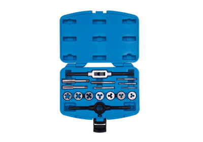 ZESTAW METRYCZNYCH NARZYNEK I GWINTOWNIKÓW 16 CZĘŚCI King Tony 12916MQ1