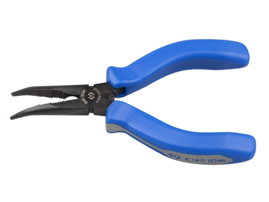 SZCZYPCE UNIWERSALNE WĄSKIE WYGIETE MINI 130mm King Tony 6334-05