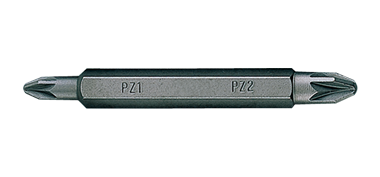 BIT DWUSTRONNY 1/4'' POZIDRIV No.2 / PŁASKI 5,5 x 1,0 x 60mm King Tony 1360552Z