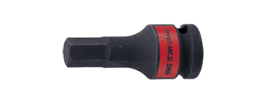 NASADKA KRÓTKA UDAROWA 1/2" Z KOŃCÓWKĄ HEX 3/8" x 60mm King Tony 405512S
