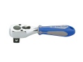 GRZECHOTKA MINI 1/2'' 64 ZĘBY 120mm UCHWYT GUMOWY King Tony 4760-05G