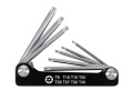 ZESTAW IMBUSÓW 8 szt. TORX Z OTWOREM T9 - T40, UCHWYT SCYZORYK, King Tony 20318PR