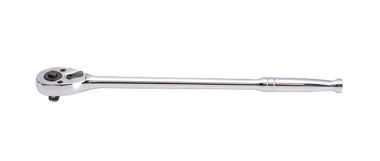 GRZECHOTKA Z PRZYCISKIEM 1/2'' 32 ZĘBY 250mm UCHWYT POLEROWANY King Tony 4762-10P