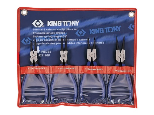 KOMPLET SZCZYPIEC DO PIERŚCIENI SEGERA 4 SZT. King Tony 42114GP